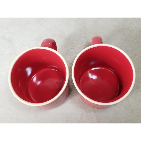 Maker's Mark Bourbon Whiskey Mug Coffee Teacup 10oz Red Ceramic SIV Logo x2 - Picture 11 of 14
